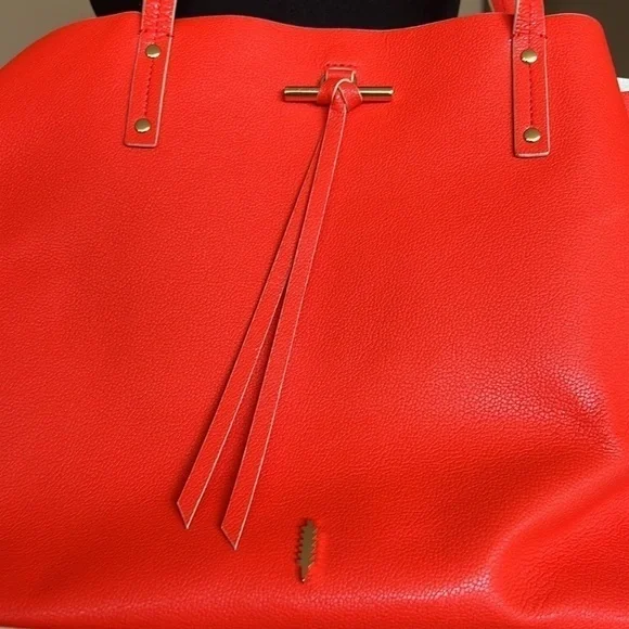 Thacker FRAN LEATHER TOTE - NEVER USED - - Picture 2 of 8